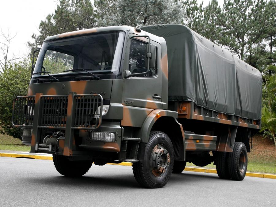  Mercedes-Benz Atego 1725 4x4 Military Truck 2005 года  (фото 3 из 4)
